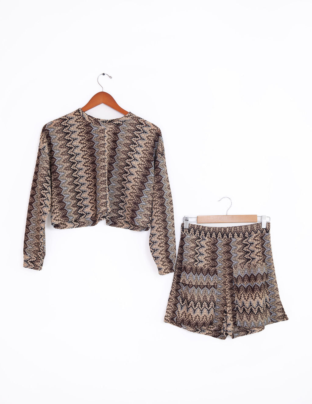 Mocha short set