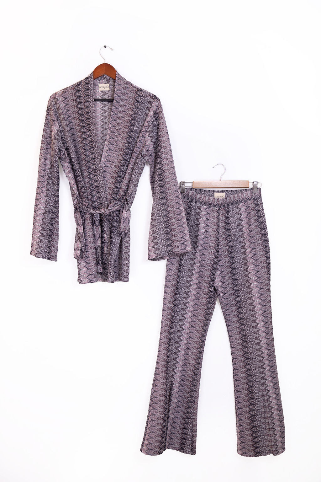 Amethyst kimono set