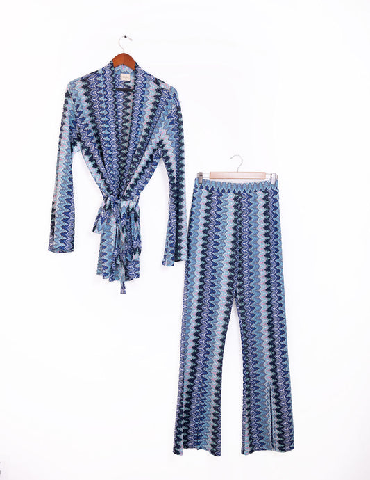 Blue for you kimono set